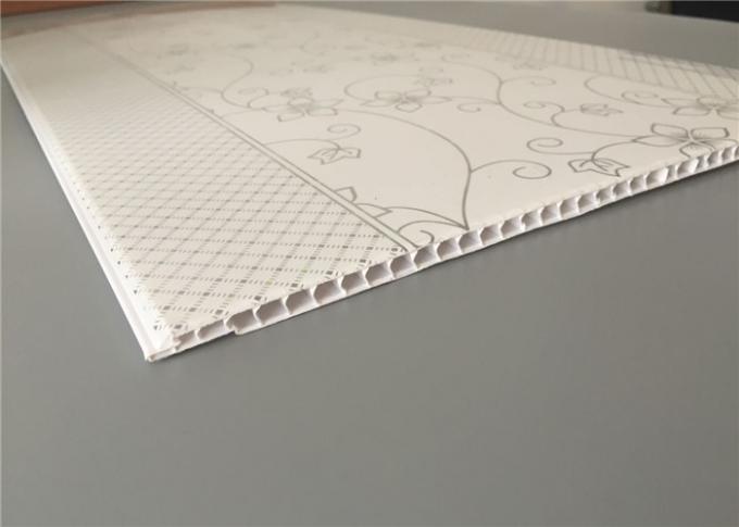 花の設計プラスチック天井シート、防水天井板ポリ塩化ビニール30cm×7mm
