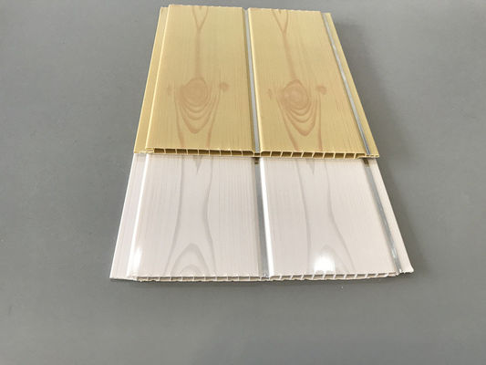 200 × 5.95M レストラン用インテリア芸術PVC木材クラッドパネル 7mm厚 8インチPVC天井パネル 人気の木目調