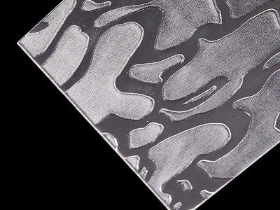 シャワーのドア用2mmテクスチャポリスチレンシート、様々なパターン、透明PSシート、パーティション用