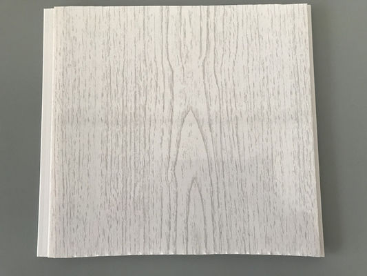 耐老化性天井PVC木材パネル 250×7mm 2.5kg/平方メートル 木製フラットPVCパネル