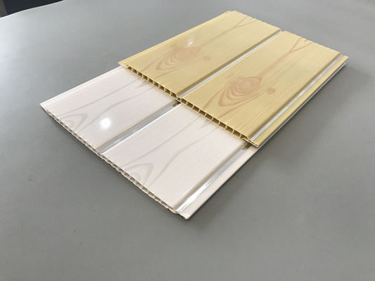 200 × 5.95M レストラン用インテリア芸術PVC木材クラッドパネル 7mm厚 8インチPVC天井パネル 人気の木目調