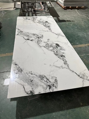 PVC大理石シート SPC石プラスチック壁パネル 環境に優しいUVコーティング 大理石シート 内壁の装飾材料