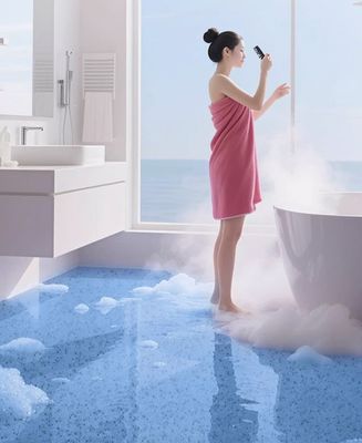 エポキシ色の砂 コンクリートの床のための自己平準化塗料 建材 床塗料 液体コーティング 床