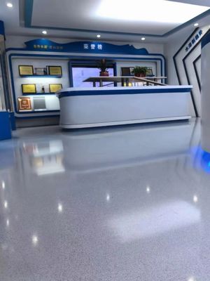 ミラーマーブル効果 エポキシ製床塗装 耐磨性 耐久性 床塗料 色の砂 床塗装 エポキシ