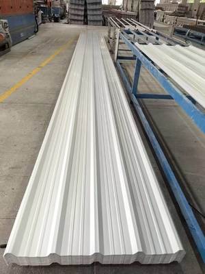 1070mm 白 UPVC 波板、高い山 2mm 熱音響 UPVC 波板 Ecoroof UPVC 屋根材、ラテンアメリカで人気の屋根材