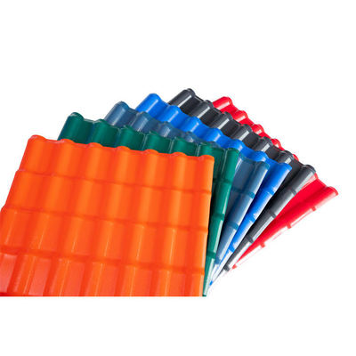 防火 防紫外線 pvc 波紋屋根板 人気 UPVC プラスチック 屋根タイル ASA コーティング付き合成タイル