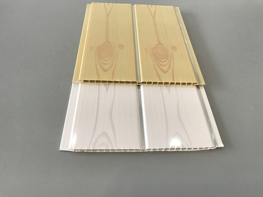 200 × 5.95M レストラン用インテリア芸術PVC木材クラッドパネル 7mm厚 8インチPVC天井パネル 人気の木目調