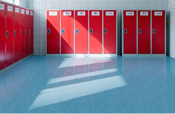 中国工場供給 コンクリート床のためのエポキシ色の砂塗料 新しい床材 自立床塗料